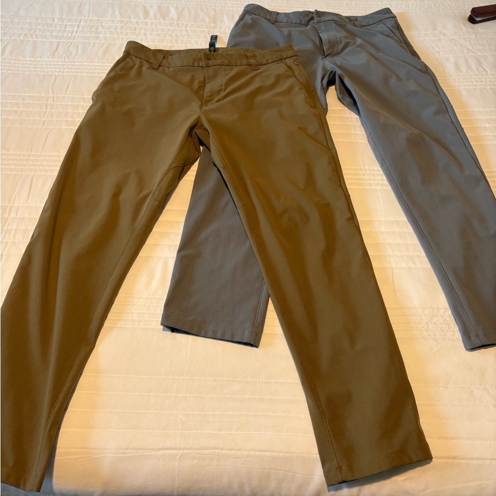 2 Pairs- Lululemon Men’s Commission Slim-Fit Pant